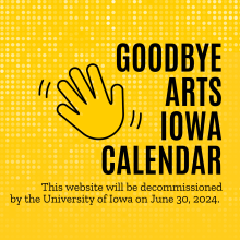Arts Iowa Calendar website retirement